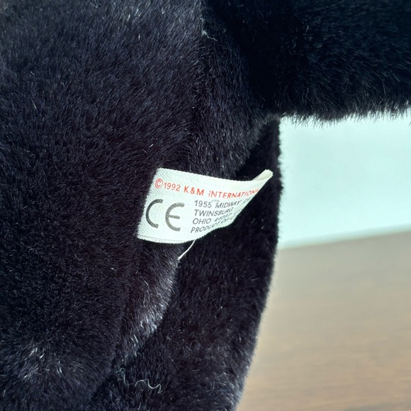 1992 K & M Black Jaguar Plush Toy Cat - Picture 5 of 7
